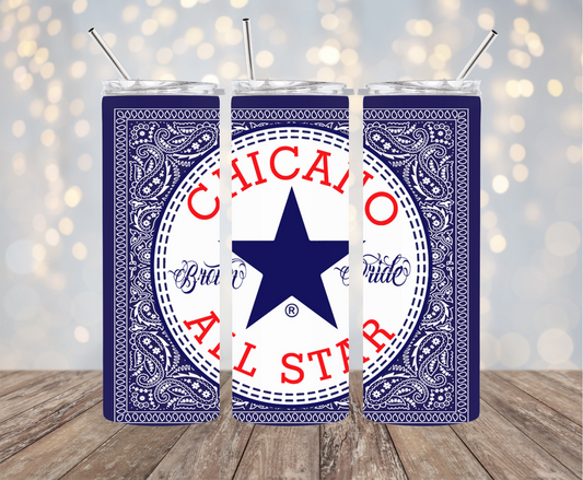 Chicano All Star 20oz tumbler