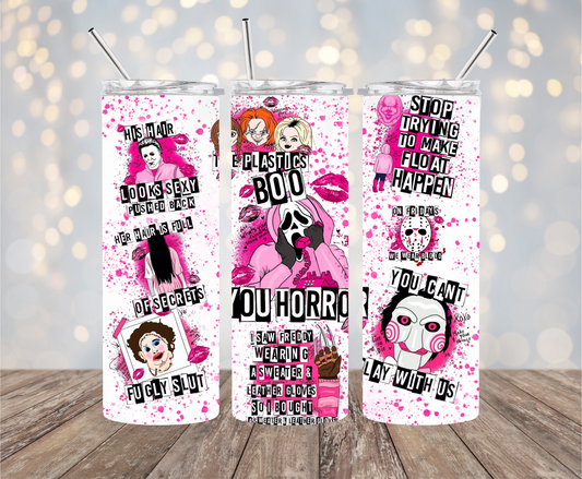 Mean Girl Vibes Halloween 20 oz. Stainless Steel Tumbler