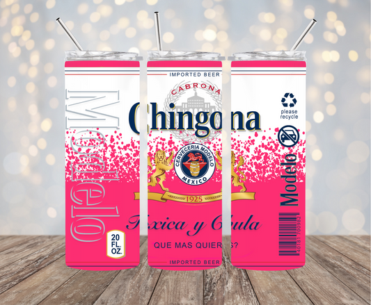 20 oz. Chingona Modelo tumbler