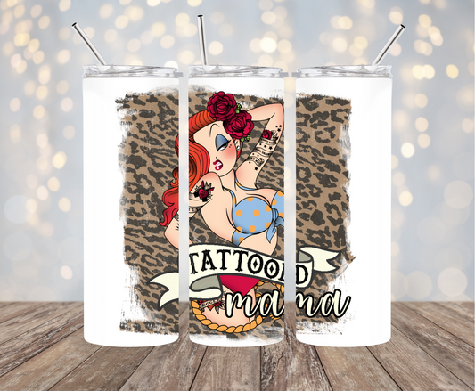 Jessica Rabbit "Tattooed Mama" 20 oz. Stainless Steel Tumbler